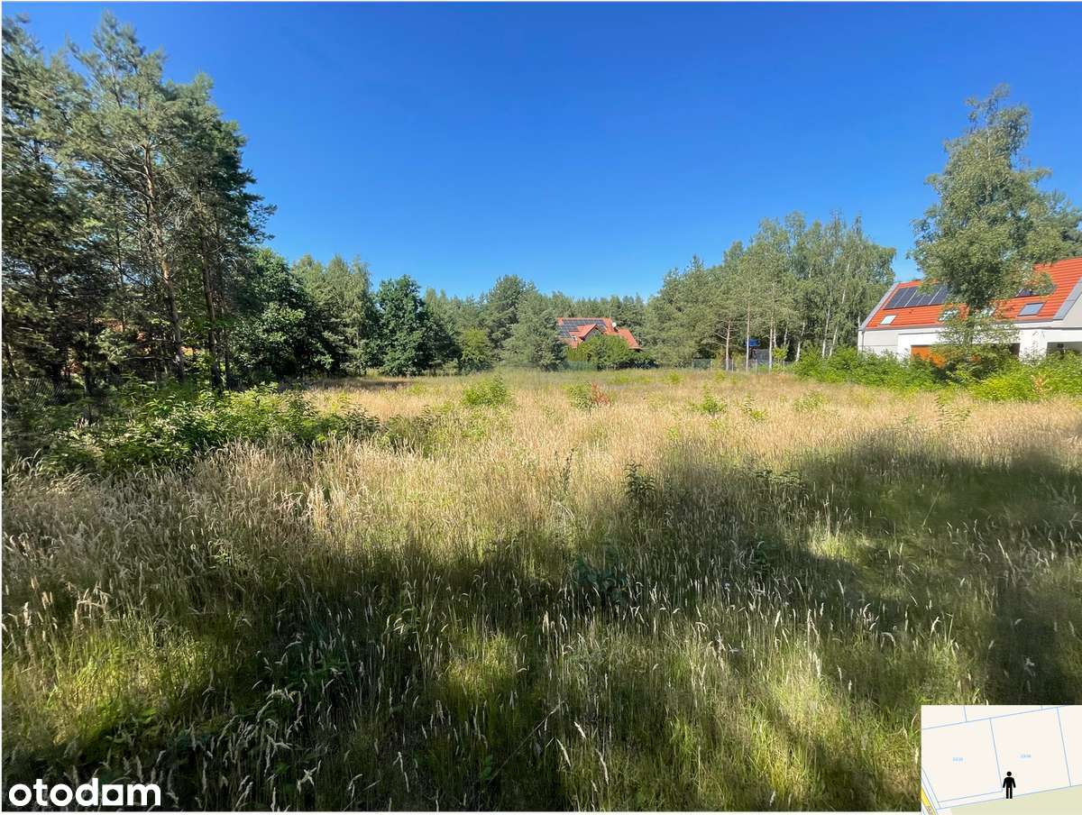 Niezwykła działka budowlana przy samym lesie, pod Poznaniem