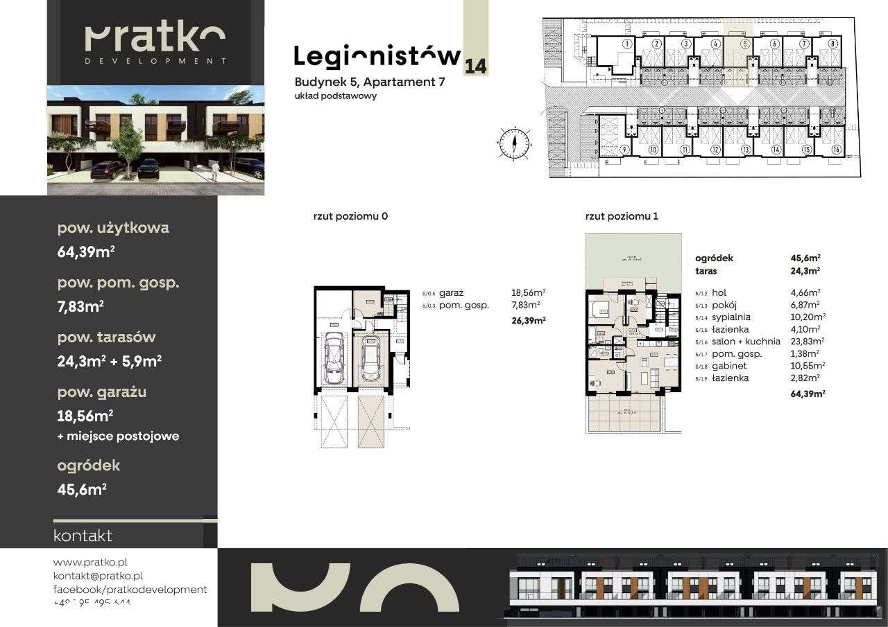 3 sypialnie/garaż/taras/ogródek/Rzeszów/Apartament - Pełny obrazek: 4/18