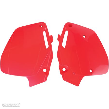 paineis laterais traseiros ufo vermelho honda cr 125/250/500 - 1