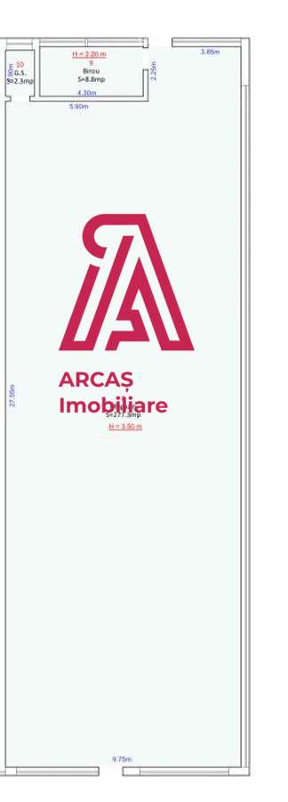 Showroom de inchiriat 300mp / vitrina 30m /parcare /ultracentral! - Imagine principală: 5/5