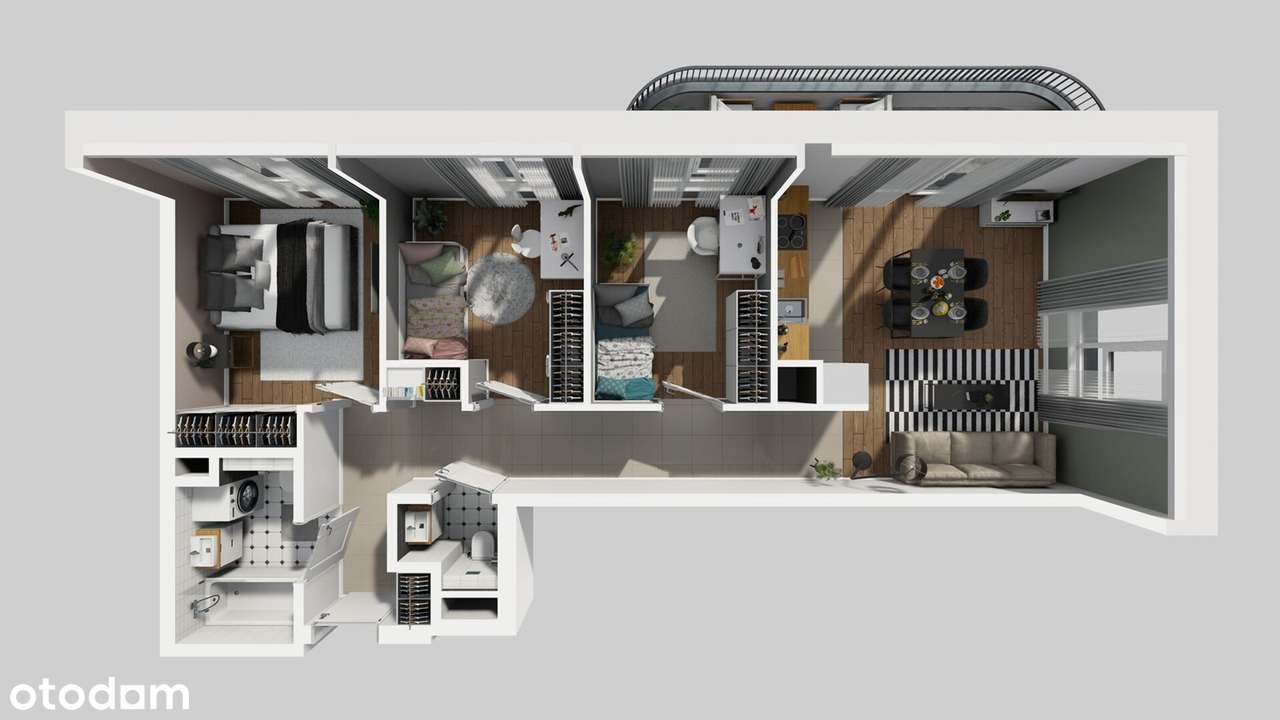 Narożne 4 pokoje z miejscem garażowym i komórką lokatorską, Mokotów-1