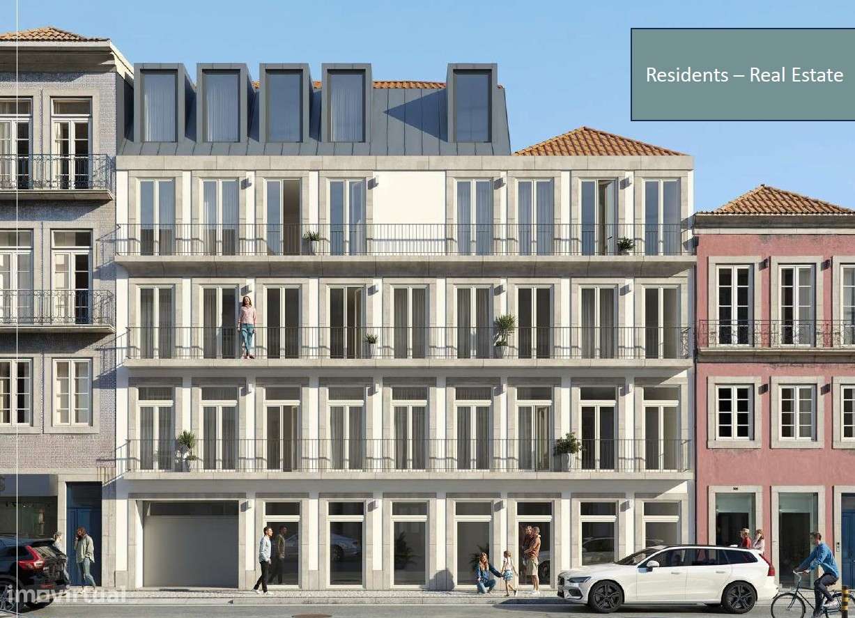 T2+1 c/ terraço e varanda no centro do Porto. - Grande imagem: 3/23