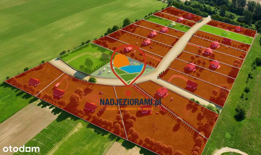 Działka budowlana nad jeziorem Pozezdrze | Mpzp-9