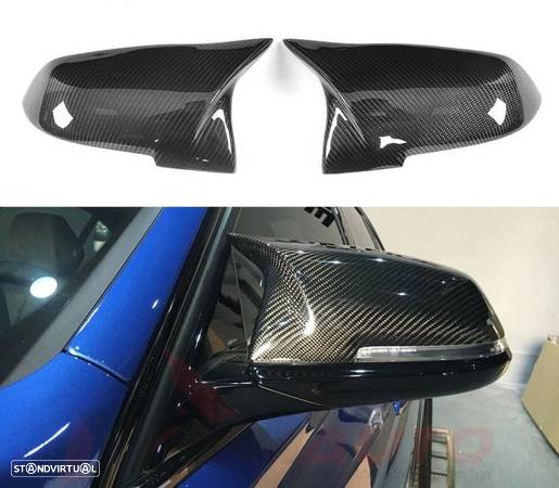 Capas de Espelho Carbono BMW F20 / F32 / F30 / F33 / F36 / E84 Look M4 - 1