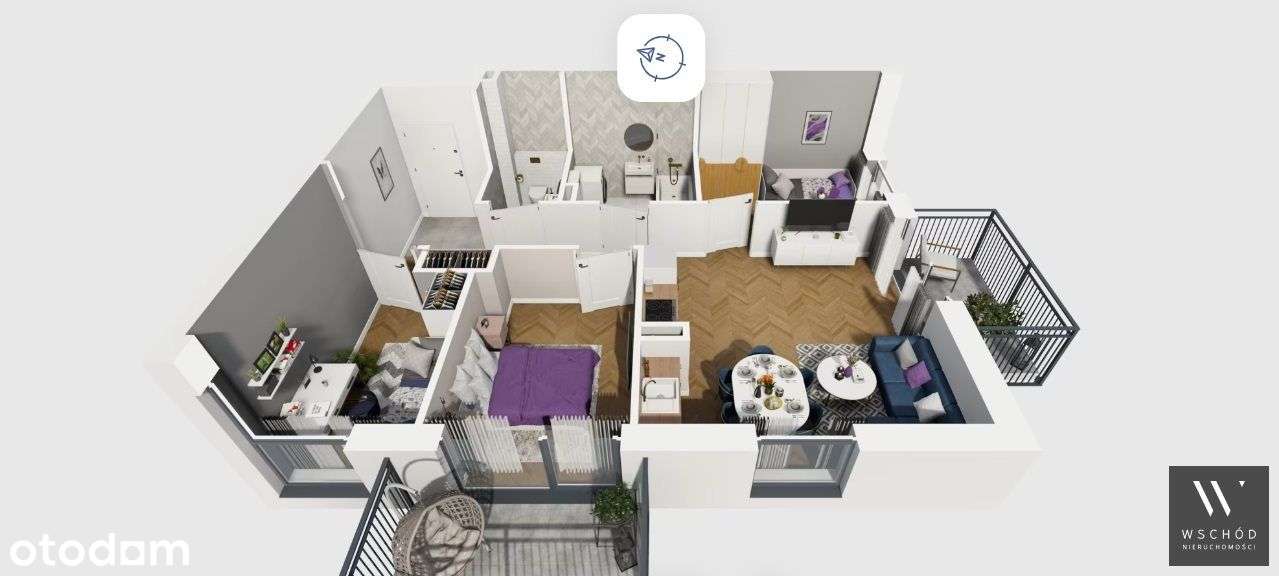 Komfortowe 4 pokoje + dwa balkony| Promocja-3