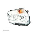 FAROL DIR OPTICAS PARA DACIA DUSTER 10- FUNDO CROMO - 1