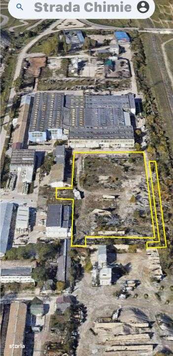 Teren industrial 14.740 mp, de vanzare, autorizatie constr., str Chimi-8