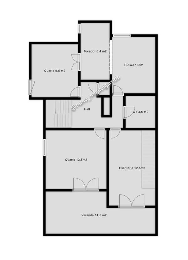 Moradia T6 - 220m2 - 3 pisos - 2 garagens - Barro - Pinheiro de Loures-47