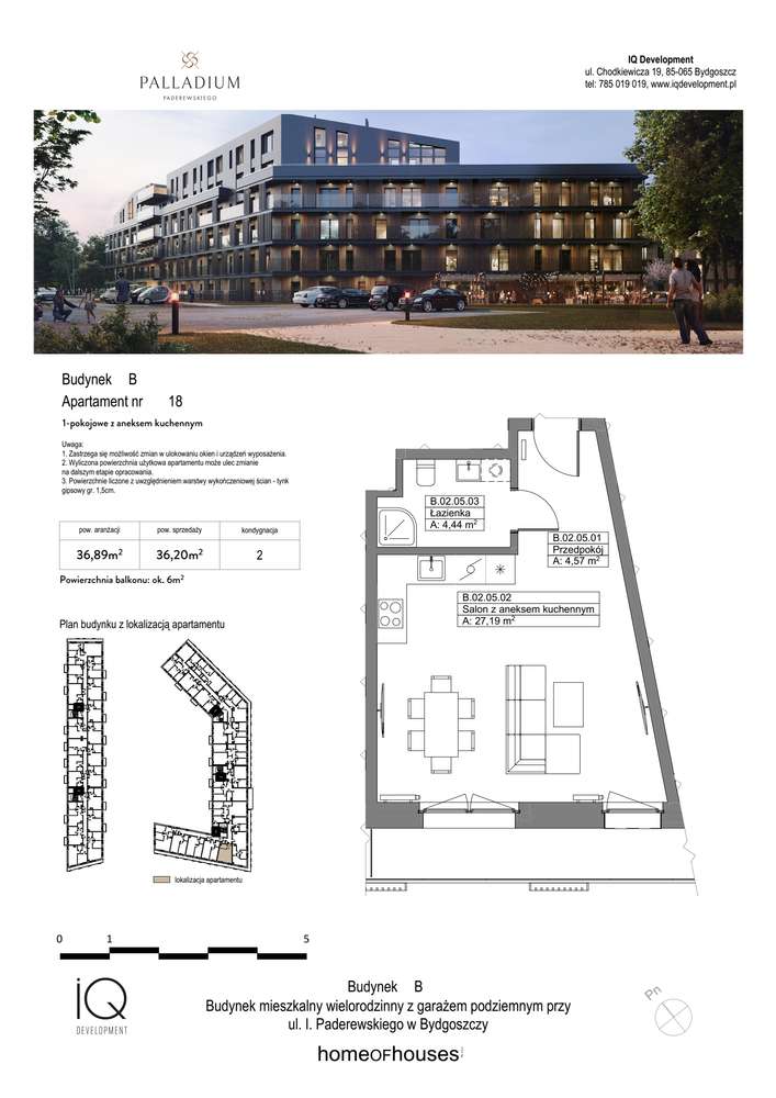 Palladium | lokal 1-pok. | B18 - Pełny obrazek: 2/7