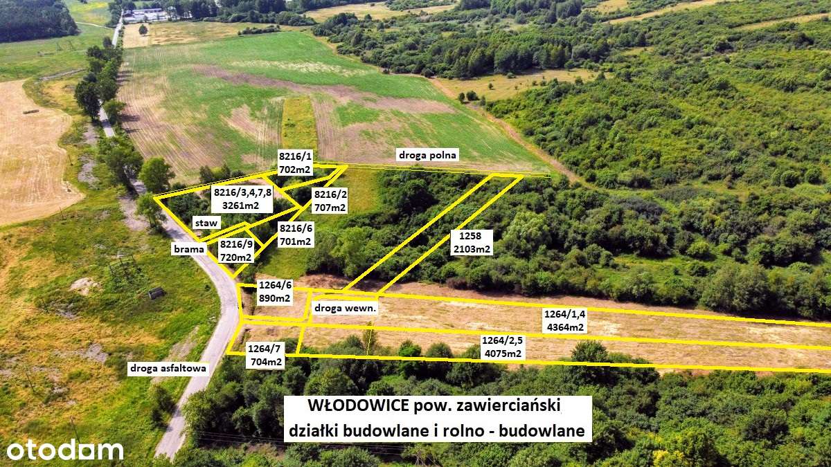 Sale -10% Jura działka budowlana 3261m2 ze stawem  tylko 168.000 zł-10