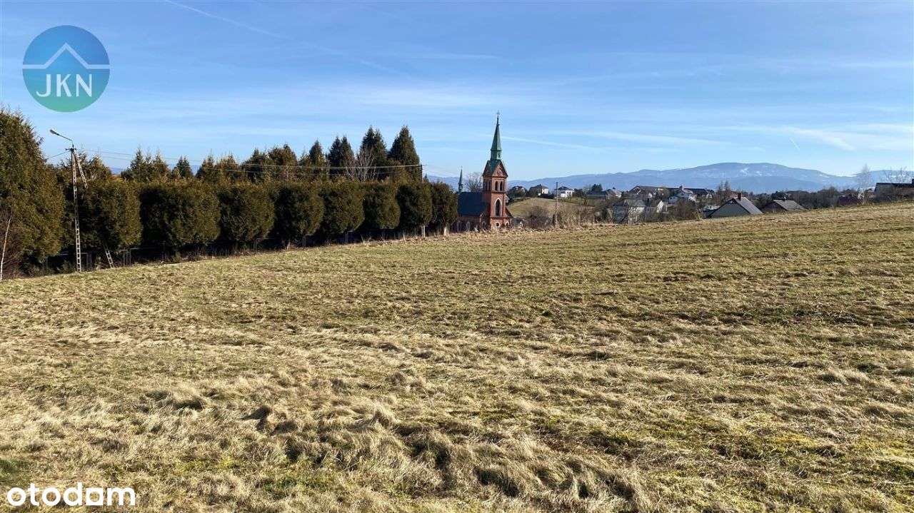 Widokowa działka u podnóża Skrzycznego w Lipowej !-5