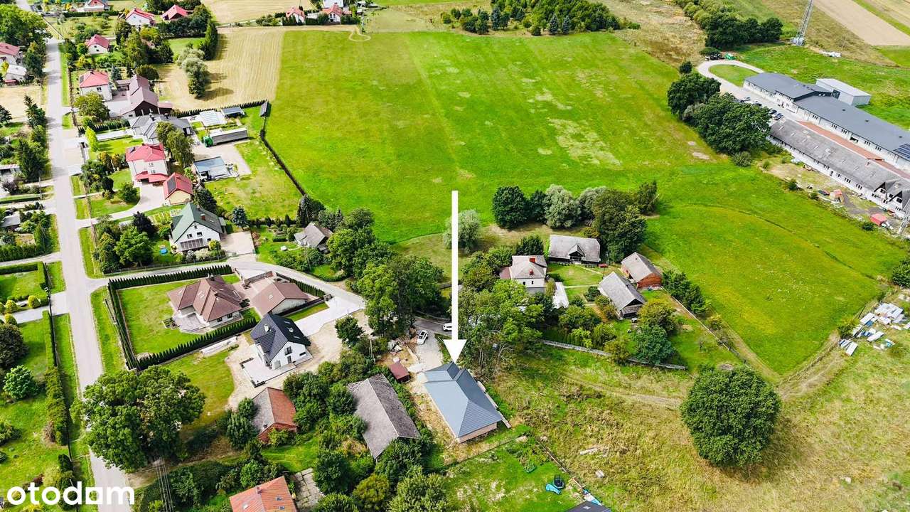 Nowoczesny dom parterowy Wola Batorska, gm. Niepołomice 820 m² działki-9