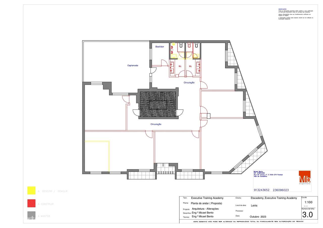 Prédio Comercial com Grandes Áreas – Rua de S. Tiago nº 1, Leiria-6