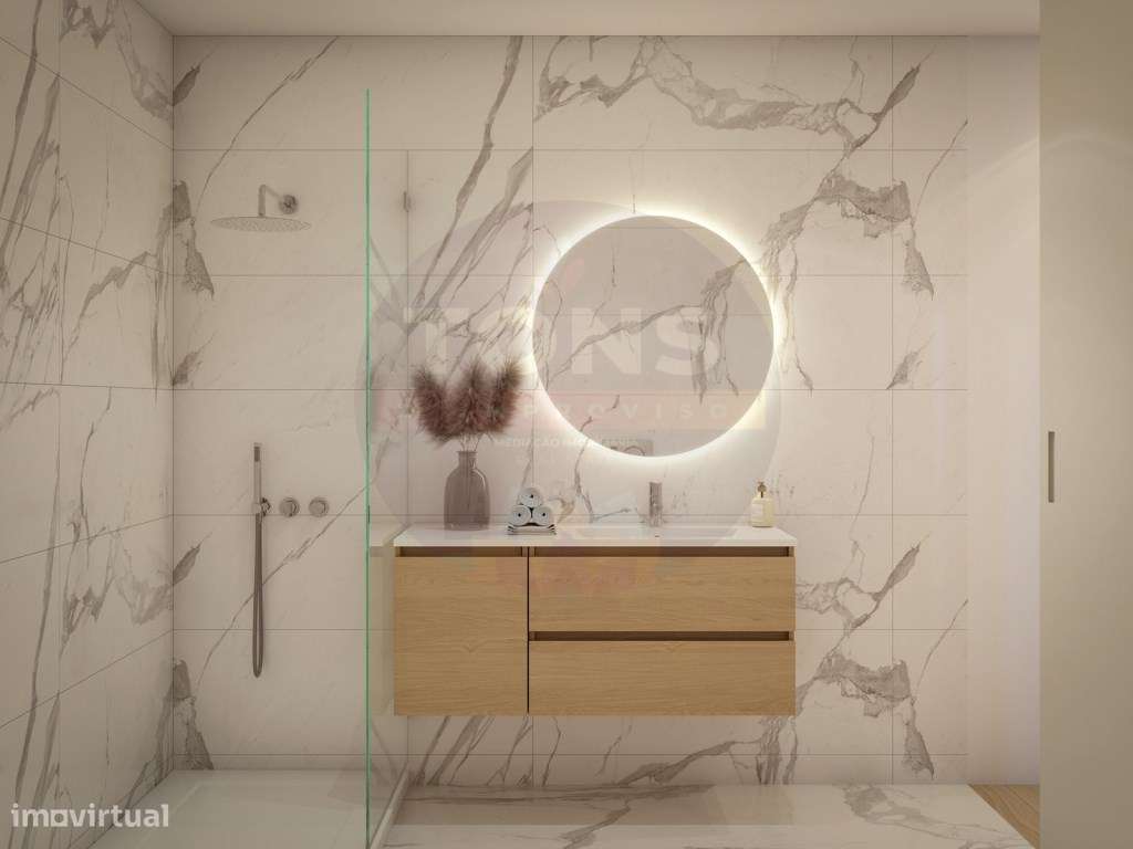 Apartamento T3- Amplitude, Conforto e Localização de Excelência Prédio-6