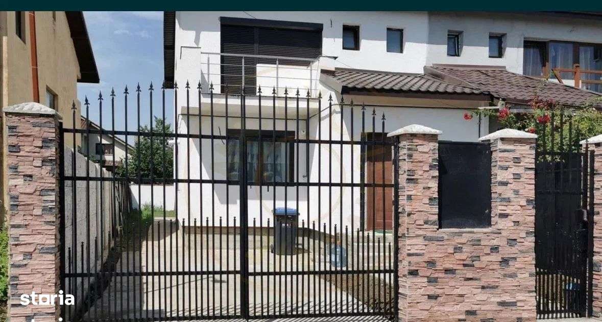 Vila|Duplex de vanzare Balotesti cu etaj si mansarda mobilata lux-0