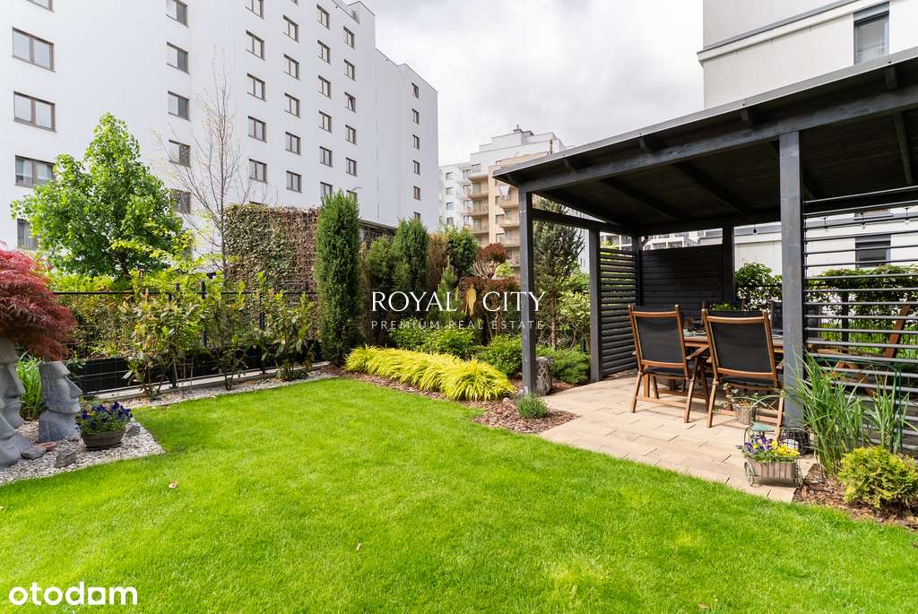 5 pokojowy Apartament z 220 m ogrodem Mokotów.