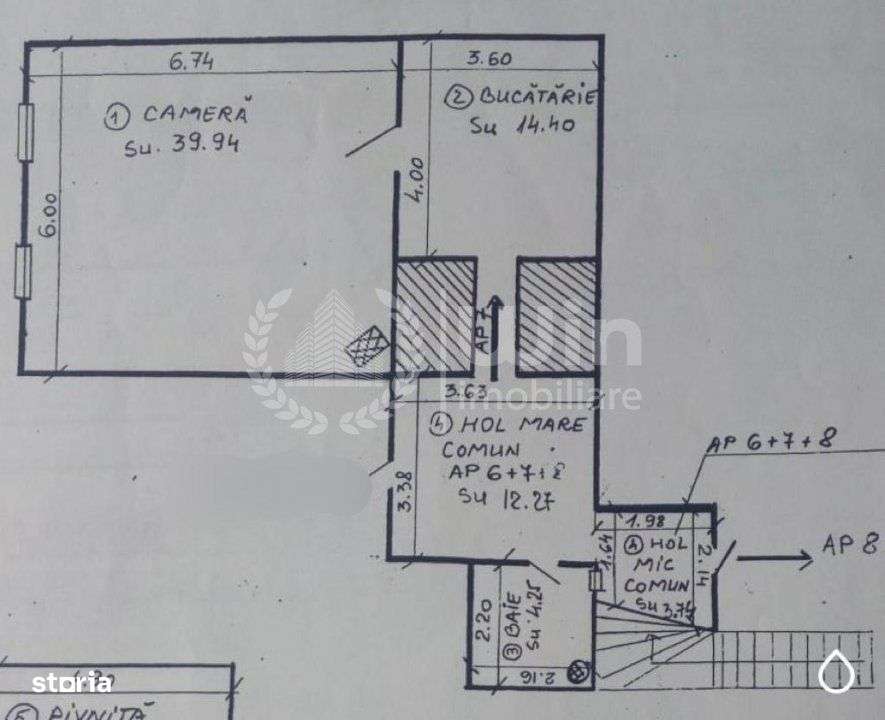 Apartament 1 camera | Etaj 1 | Cladire Istorica | Piata Unirii! - Imagine principală: 5/5