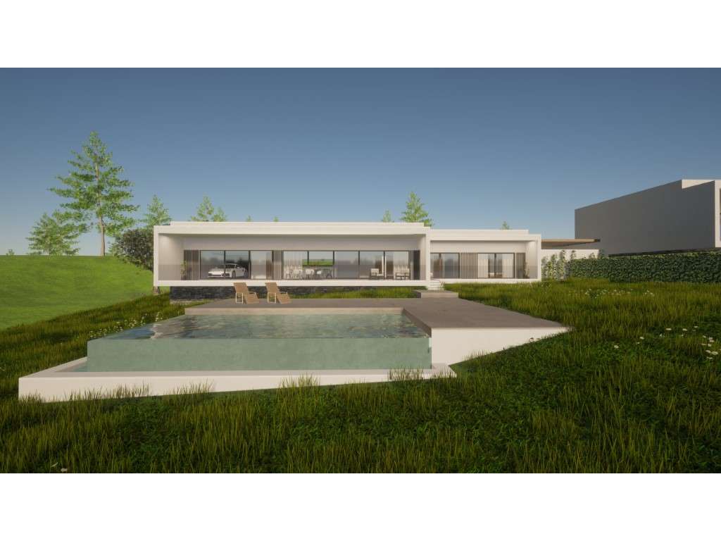 Moradia moderna com vistas para a serra dos candeeiros - Grande imagem: 4/23