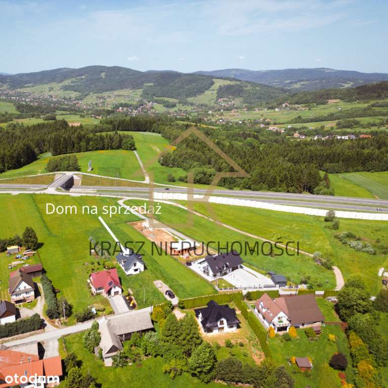 Dom na pięknej widokowej działce w Krzeczowie - Pełny obrazek: 5/17