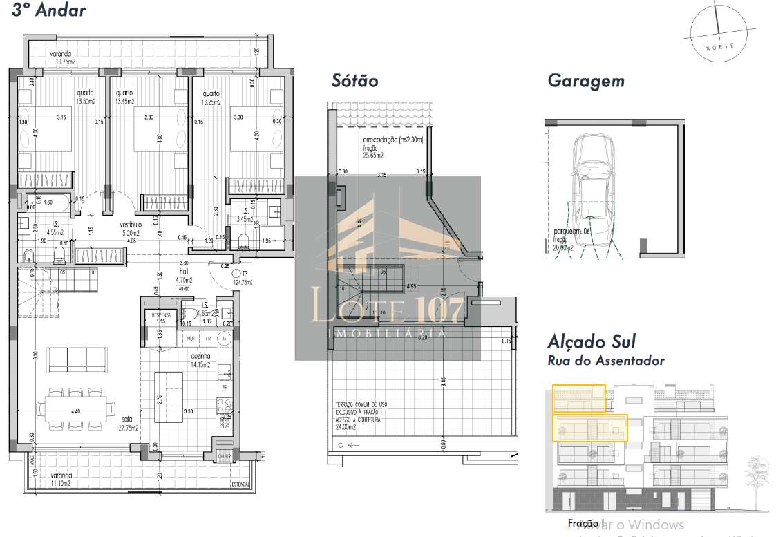 Apartamento T3 Duplex Novo em Val Flores - Pinhal Novo-17