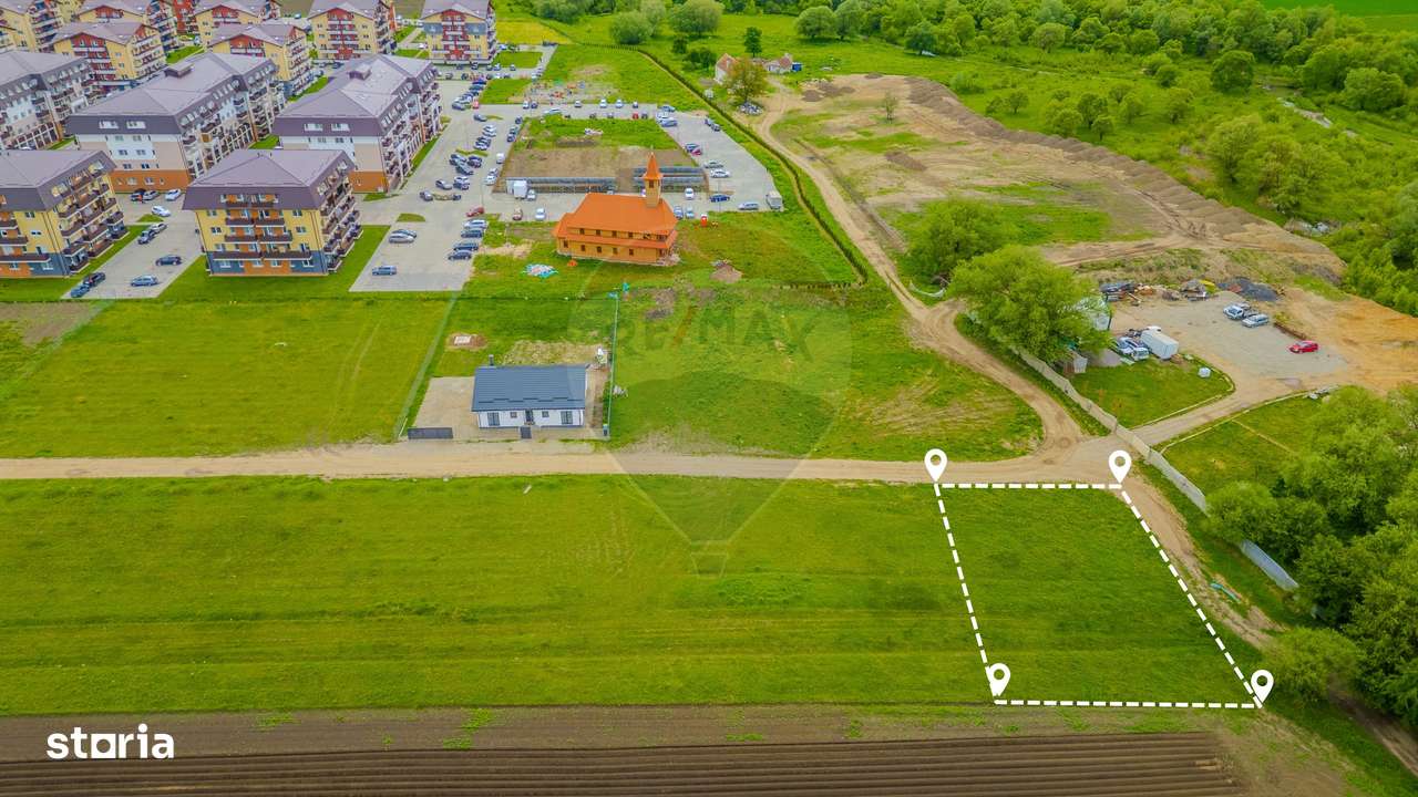 Teren intravilan 947 mp de vânzare – Sanpetru, Strada Drumul cu Plopi - Imagine principală: 3/7