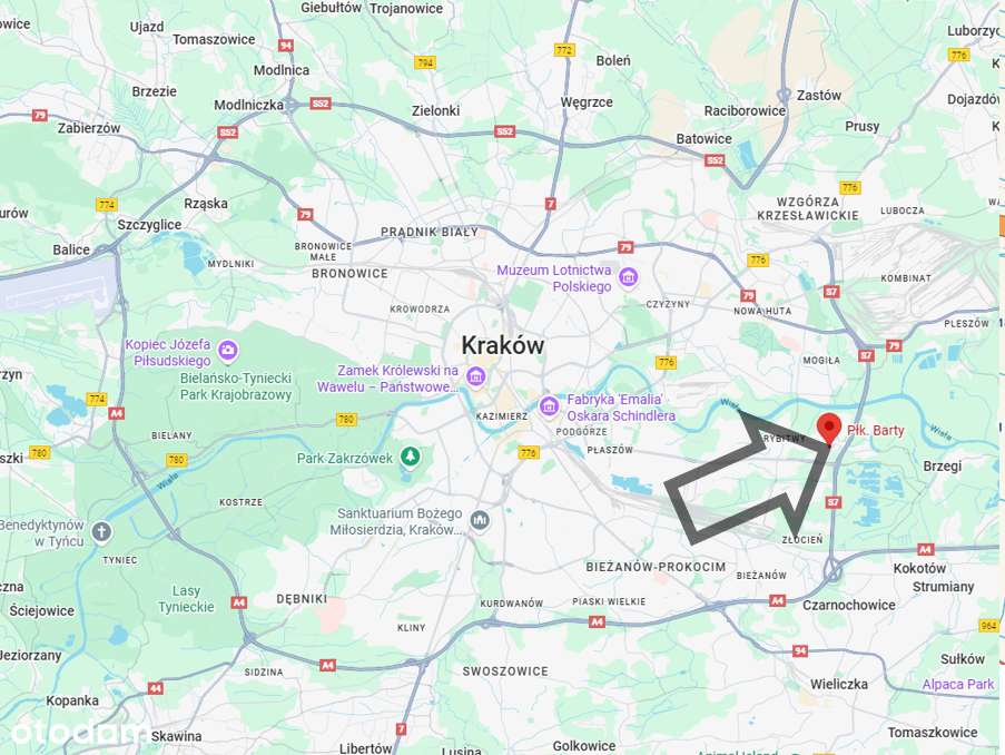 OKAZJA! Działka budowlana w Krakowie – rejon Przewóz / Rybitwy 500 m2! - Pełny obrazek: 2/2