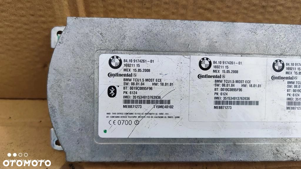 BMW E90 E91 E60 Moduł Bluetooth 9174261 SPRAWNY - 2