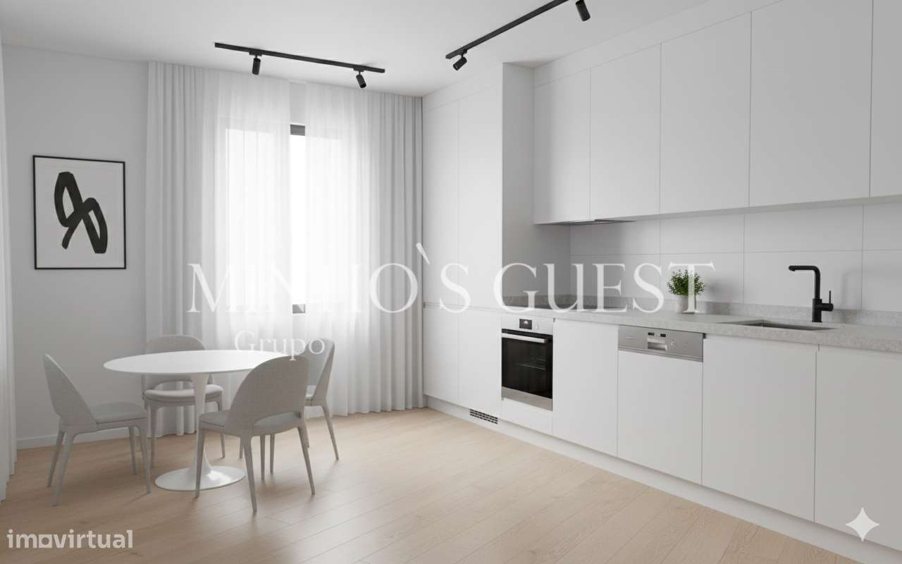 Apartamento T1 totalmente remodelado próximo da UNIVERSIDADE DO MINHO - Grande imagem: 4/7