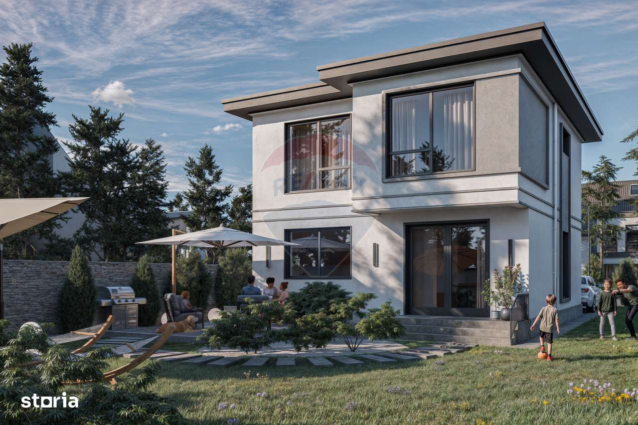 VILA JOY - Casa individuala noua, 4 camere, teren de 430 mp - Imagine principală: 1/19