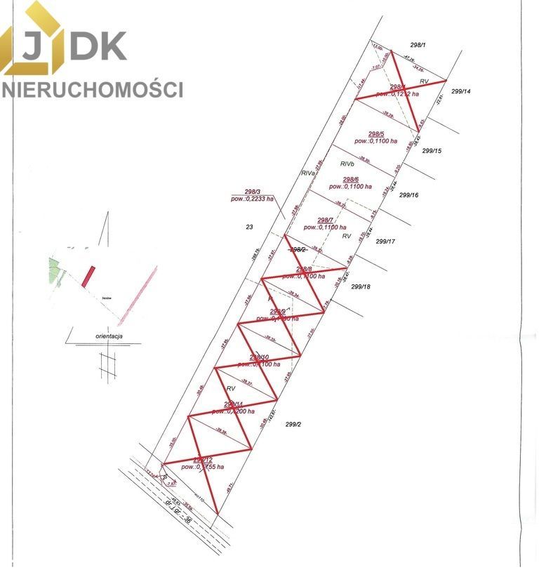 ***Działki budowlane w Janowie, gm. Młodzieszyn***