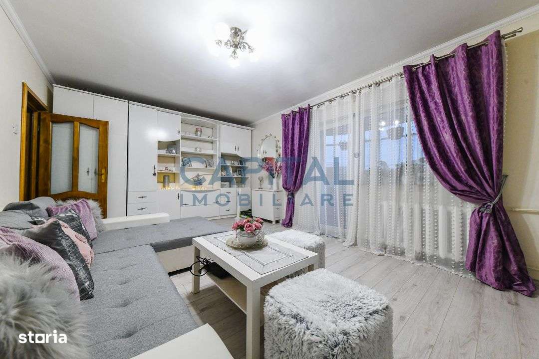 Aparatament 3 camere+ garaj, et intermediar, zona Biblioteca Judeteana - Imagine principală: 2/12