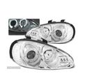 FARÓIS ANGEL EYES PARA MAZDA MX3 91-98 CHROME CROMADO - 1