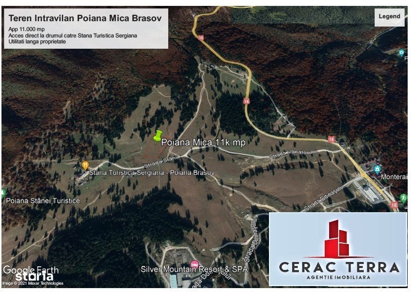 Teren constructii,investitie P+2+M Poiana Mica- Brasov # CERACTERR