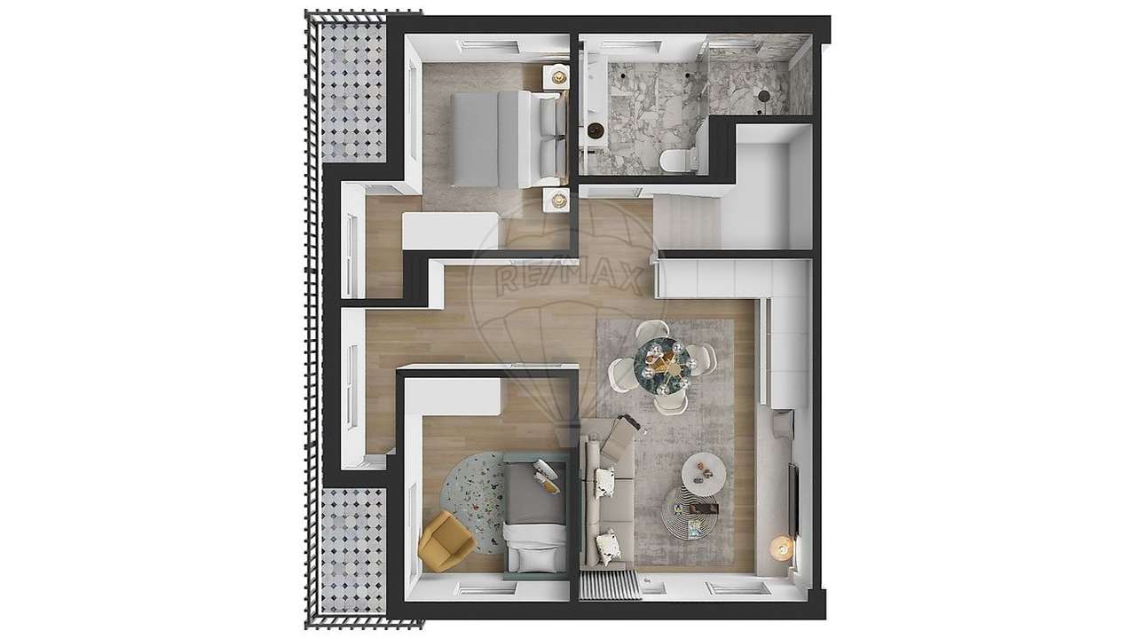 Apartamento T2 para venda - Grande imagem: 4/6