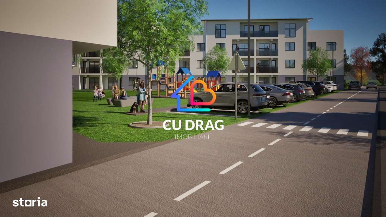 Apartament 3 camere, etaj1, 64mp, balcon si 1 loc de parcare SELIMBAR - Imagine principală: 2/3