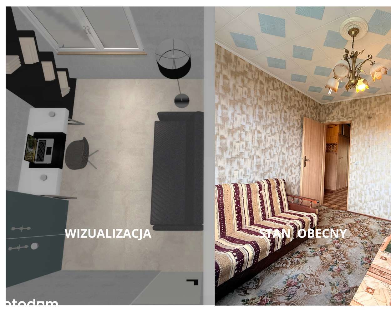 56 m² 3-POKOJE- Balkon.Opcja wykończenia pod klienta – Rydułtowy-2