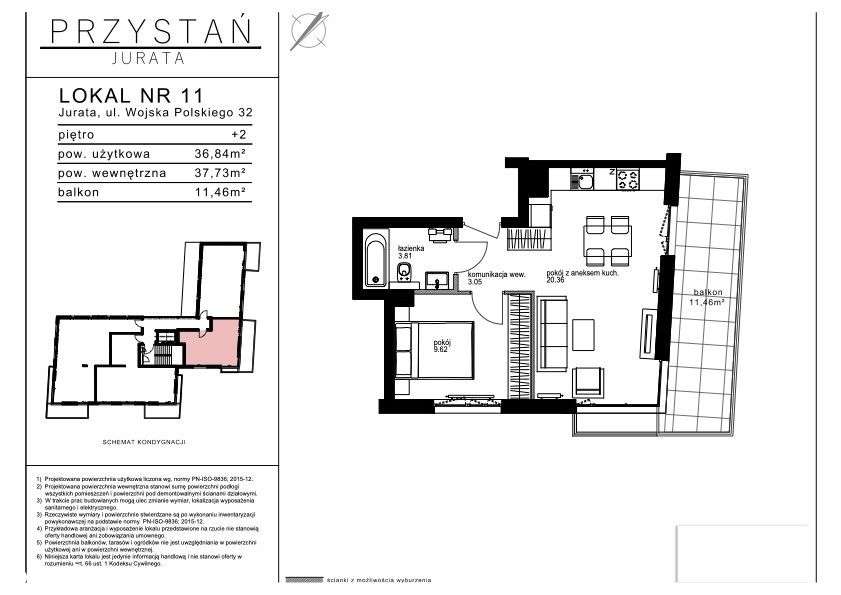 3 pokojowy apartament inwestycyjny w sercu Juraty-8