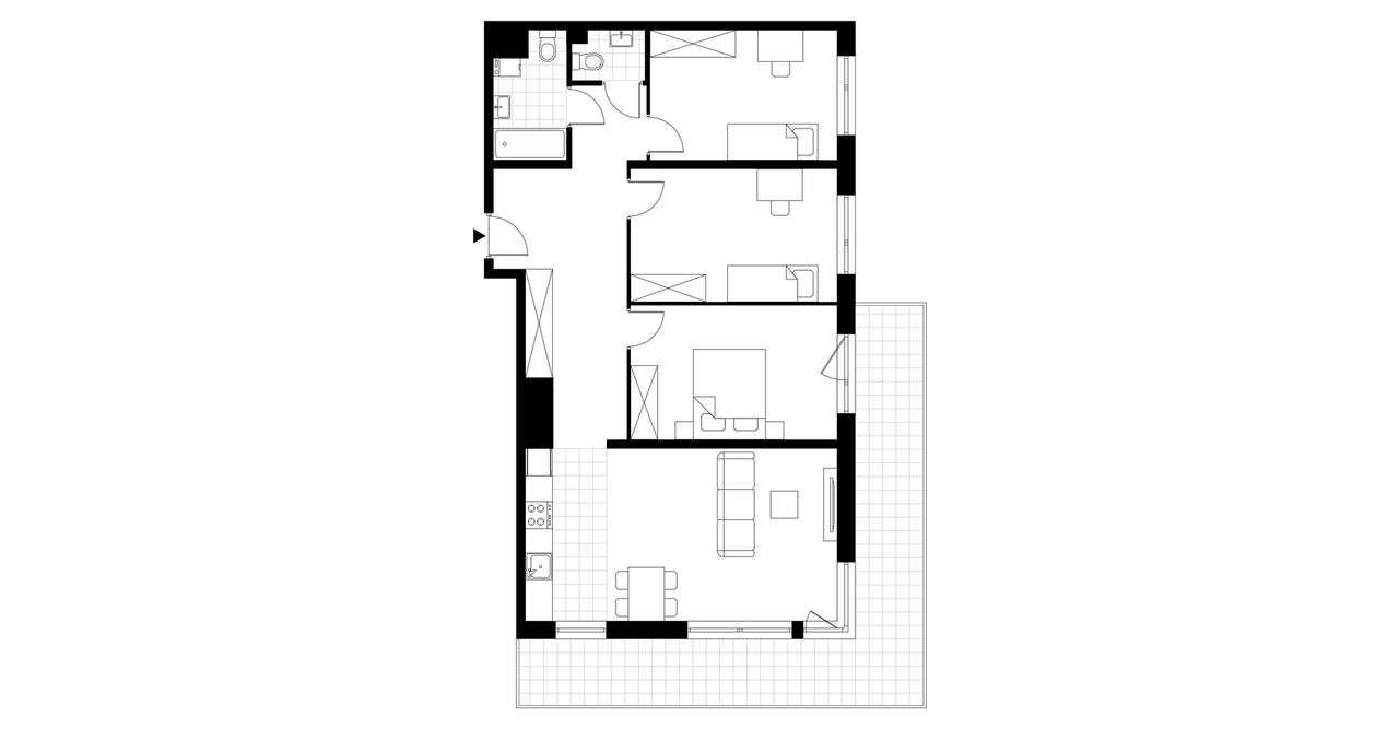 Sedina | apartament 4-pok. | A3.4.3 - Pełny obrazek: 4/9