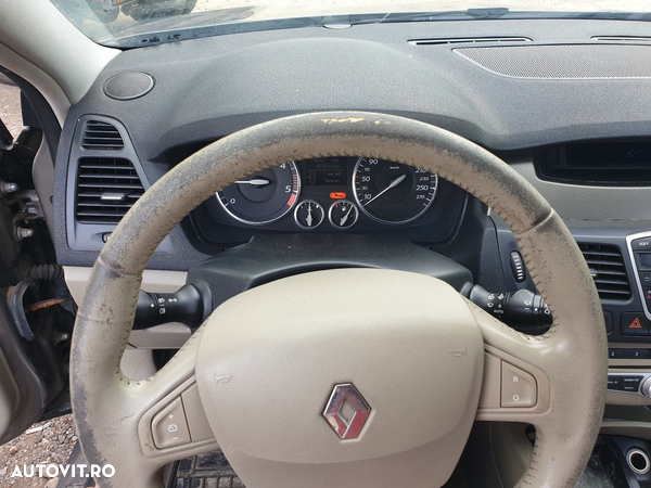 Volan Piele Crem cu Comenzi FARA Airbag cu Uzura Renault Laguna 3 2007 - 2015 [1882] - 2