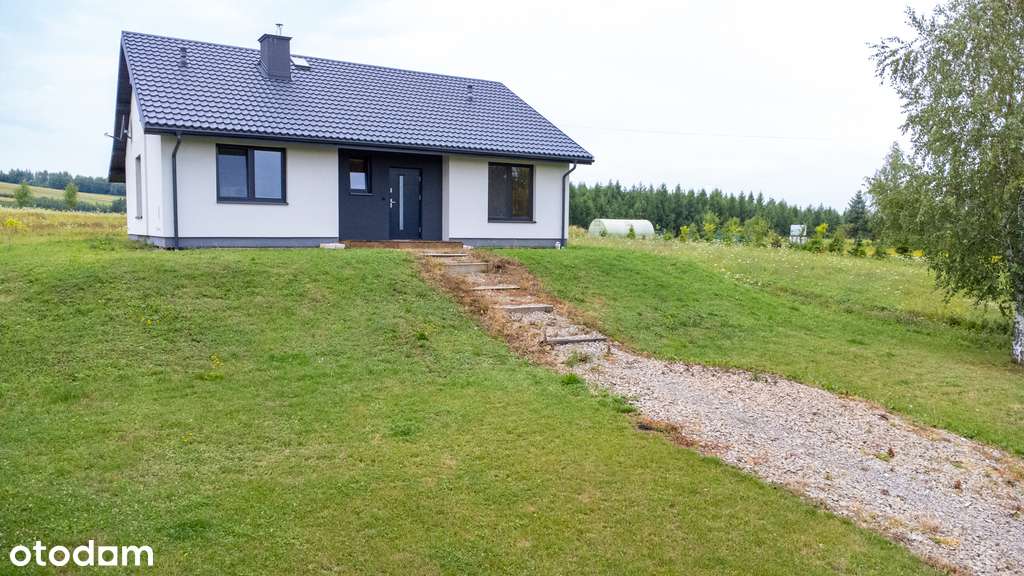 Nowoczesny dom | Widokowa działka 55ar - Besko-16