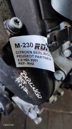 M230 Motor Citroen Berlingo ou Peugeot Partner 2.0 Hdi Ref- RHZ - 5
