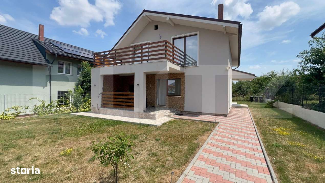 Casa moderna cu 4 dormitoare, 3 bai, locuinta sau sediu firma, Dezmir
