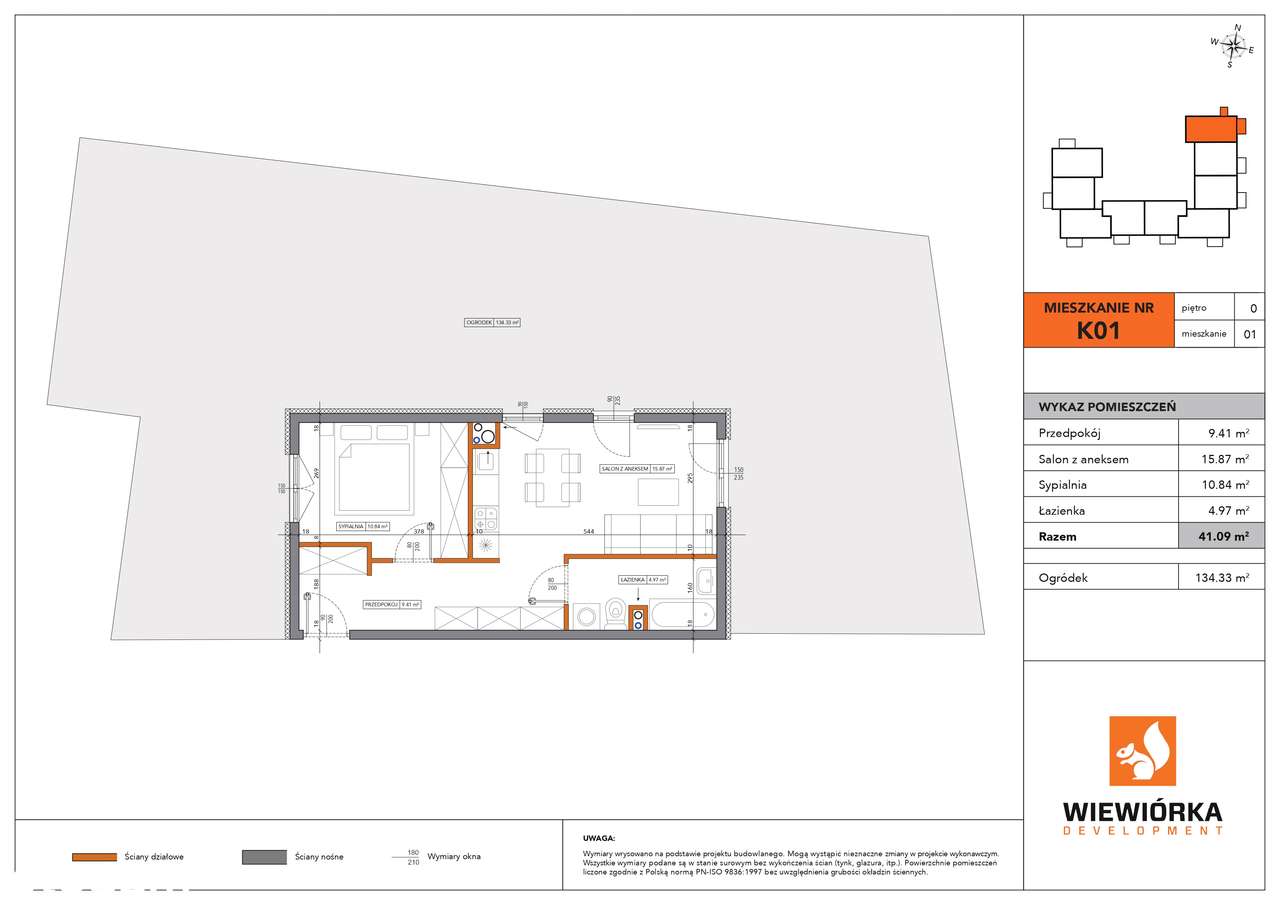 Nowa Sportowa | mieszkanie 2-pok. | K01 - Pełny obrazek: 2/6