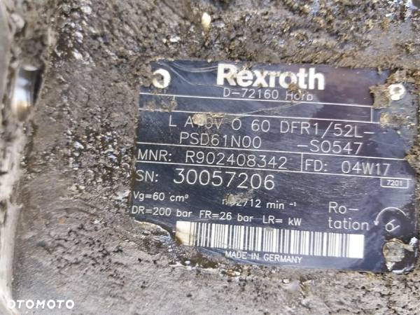 pompa hydrauliki Rexroth D-72160 - 1