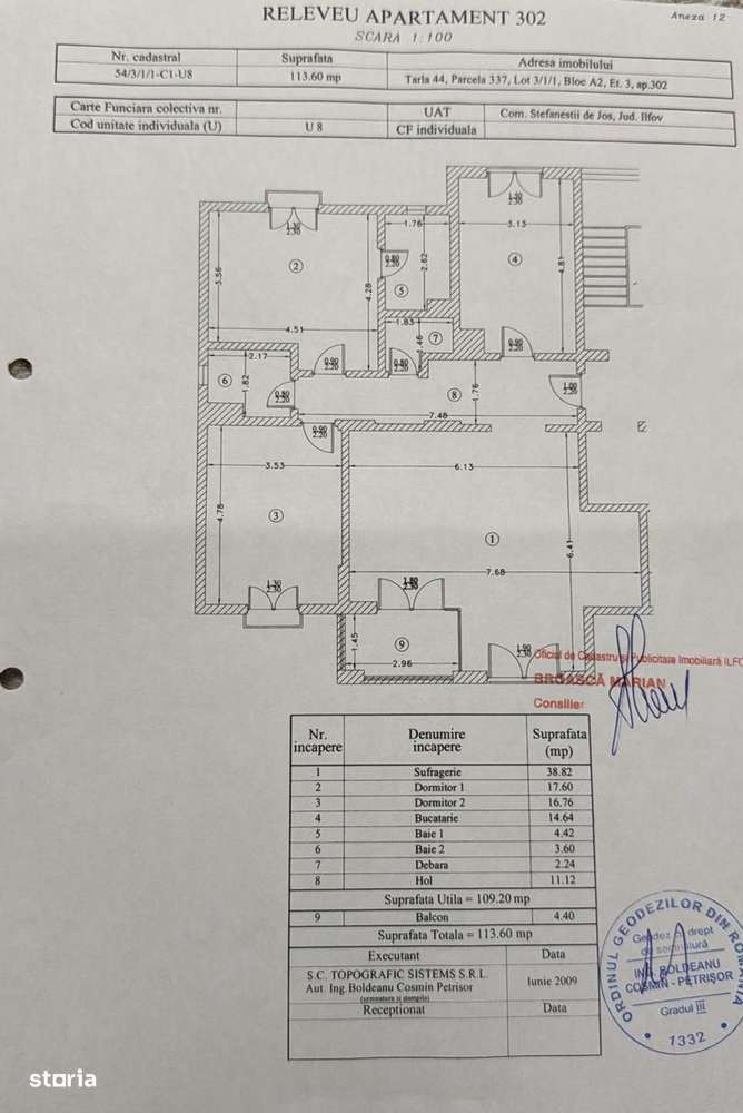 Apartament 3 camere Cosmopolis 113 mp utili + 2 locuri parcare-16