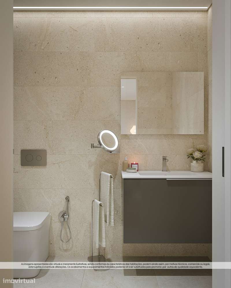 T2 Novo C/ Varanda e Lugar de Garagem em Arcozelo-14