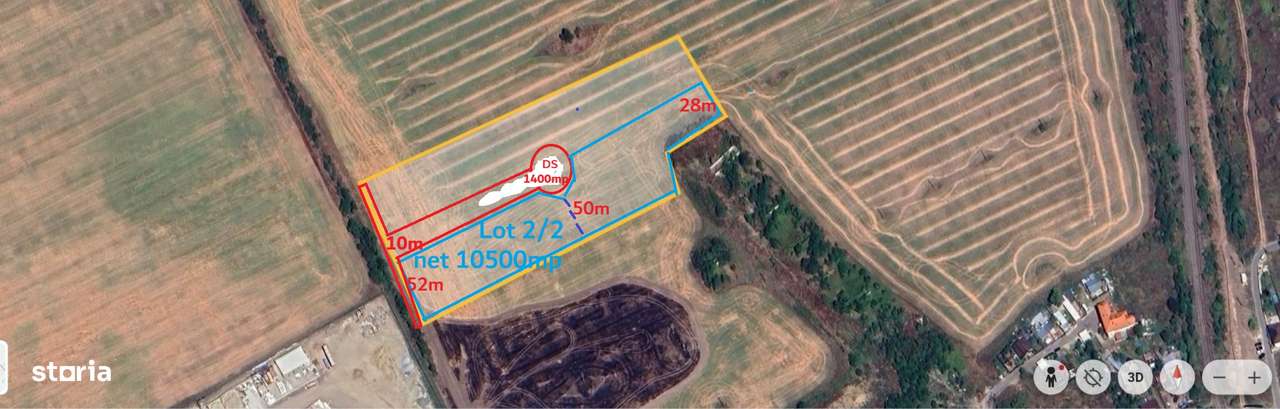 Teren industrial 11250mp Centura Odai Otopeni deschidere 57m - Imagine principală: 3/8