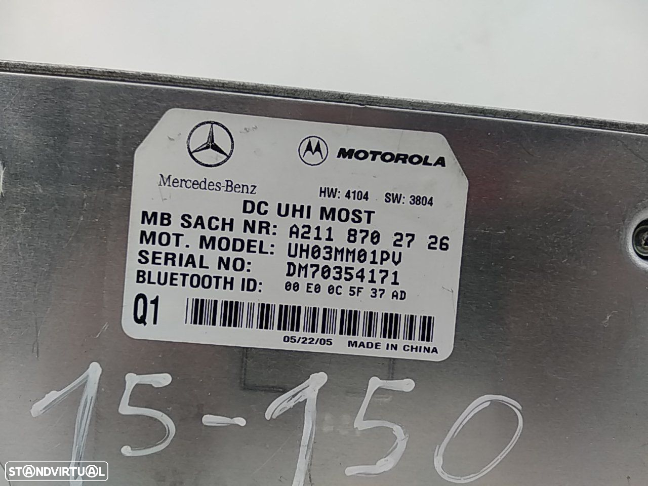 Modulo De Bluetooth Mercedes-Benz C-Class T-Model (S203) - 7