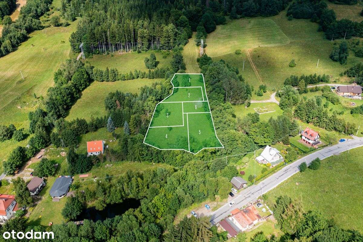 Działki budowlane, góry, otulina leśna, strumyk-6