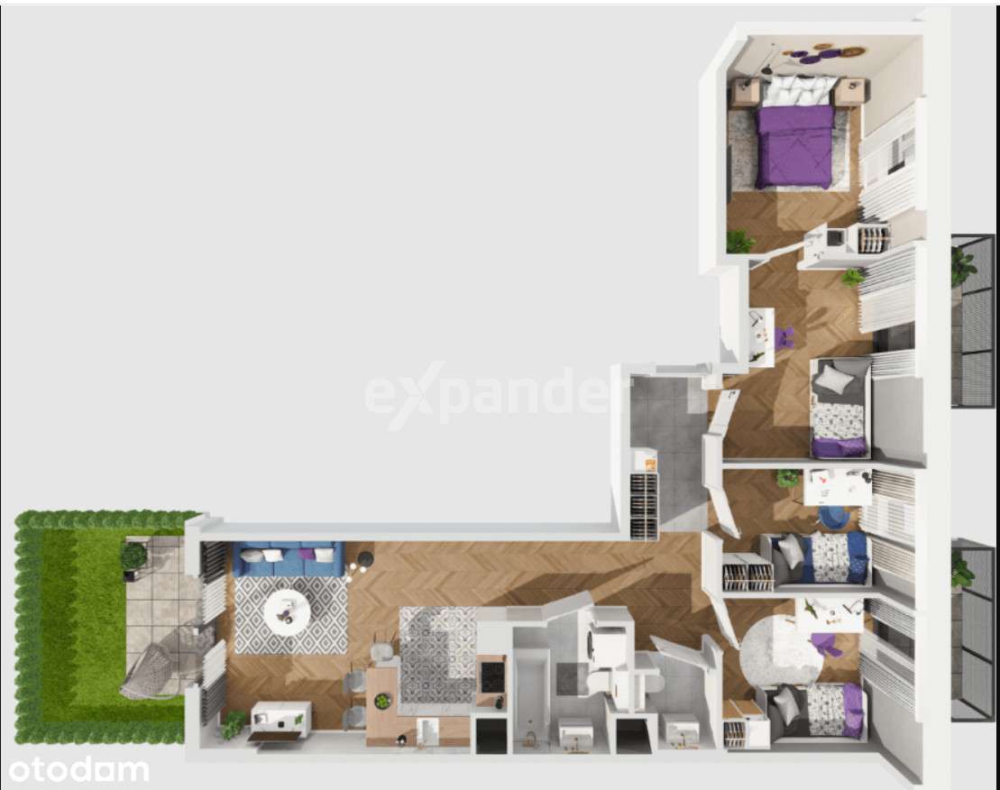 Rodzinne mieszkanie 70m2. - Pełny obrazek: 4/9